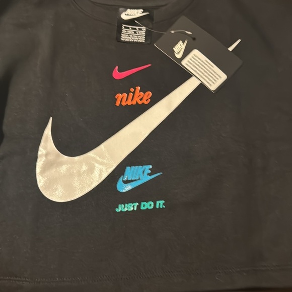 Nike Kids Black and White Logo Sweatshirts size 5 - Picture 9 of 12